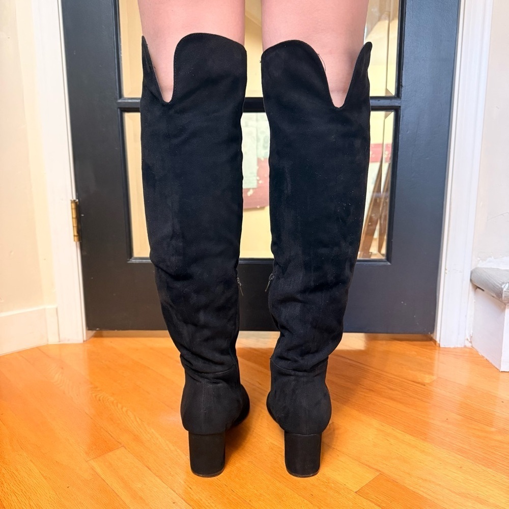 Steve Madden Black Over the Knee Boots - Picture 4 of 10